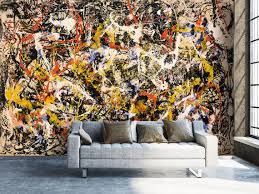 Jackson Pollock Mural Wallpaper L N
