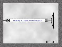 reading a triple beam balance wisc