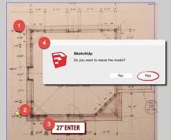 Sketchup Modeling From Plans And
