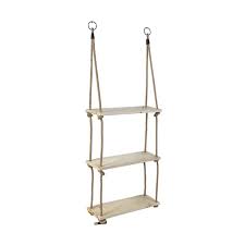 Industrial Wall Rack With 3 Wooden