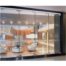 Glass Partition Sliding Folding Door