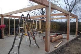 timber frame post and beam garage
