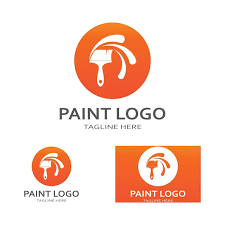Colorful Paint Splash Icon Emblem Logo