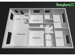 House 3d Floor Plan By Floorplans3d