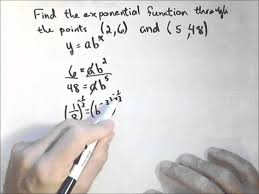 Finding An Exponential Function