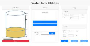 simple water tank utilities app using