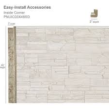 For Stonewall Faux Stone Siding Panels