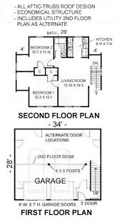 Apartment Garage Plan 1700 5apt 34 X 28