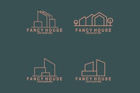 Minimalist Modern House Fancy Icon