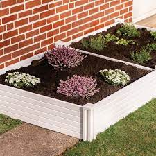 4 Ft X 4 Ft Plastic Raised Garden Bed 2 Pack