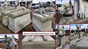 Great Dane Hunting Dog Garden Statues