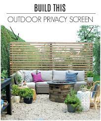 Modern Wood Slatted Outdoor Privacy