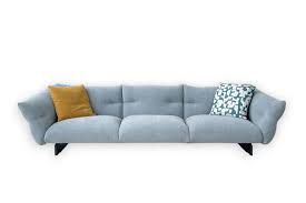 Cassina Moncloud Baby Blue Fabric Sofa
