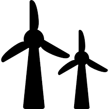 Wind Turbines Free Buildings Icons