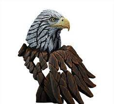 Bald Eagle By Edge Sculpture Bird Bust