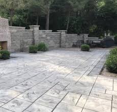 Stamped Concrete Markstone Landscaping
