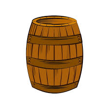 Premium Vector Wooden Barrel Icon