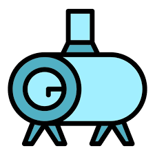 Roll Furnace Icon Outline Vector