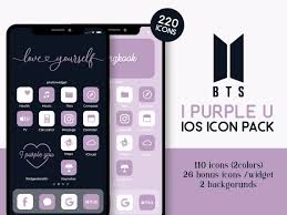 Bts Ios14 App Icons I Purple You Theme