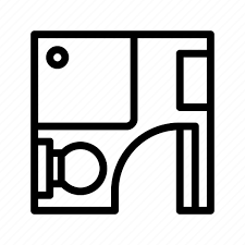 Toilet Bathroom Layout Floor Plan