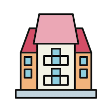 House Icon On White Stock Vector By