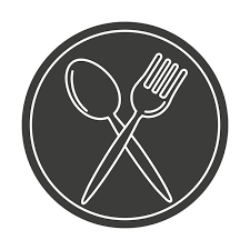 Spoon Fork And Plate Icon Set