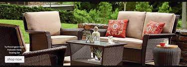 Parkside 4 Piece Wicker Patio Set