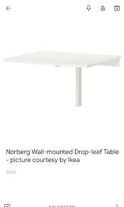 Ikea Norberg Wall Mounted Drop Leaf