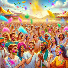 Celebrate Holi Festival Colors Of Joy
