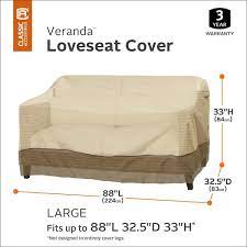 Classic Accessories Veranda Patio Loveseat Cover Large