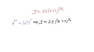 Rewrite The Exponential Function Y 25