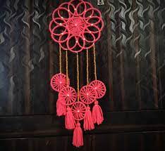 Wall Hanging Made From Metal Bangles