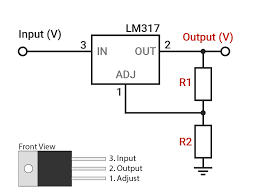 Lm317 Calculator Voltage Source Daumemo