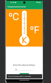 Temperature Converter App In Android