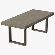 Patio Dining Table Rectangle Seats