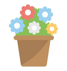 Potted Plant Vector Icon Stock Vector