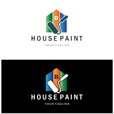 Paint House Logo Design Renovation Icon