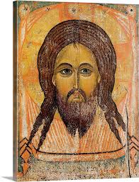 The Holy Face By Andrei Rublev And Others Large Solid Faced Canvas Wall Art Print Great Big Canvas