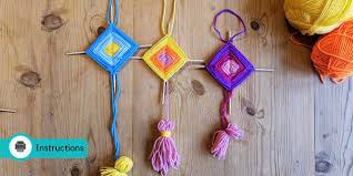 Woven Wool Hanging Decoration