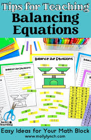 Tips For Teaching Balancing Equations