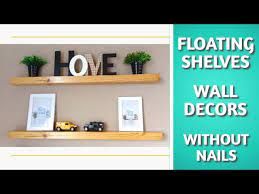 How To Install Walnut Floating Shelves