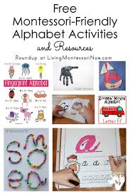 free montessori friendly alphabet