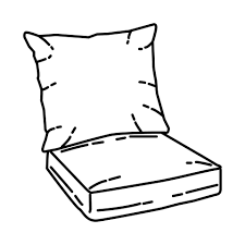 Deep Seat Patio Chair Cushion Icon