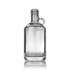 Moonshine Spirits Glass Bottle Round