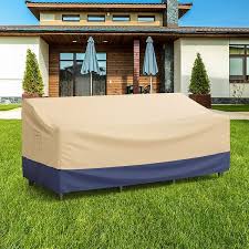Gymax 3 Seater Patio Waterproof Sofa