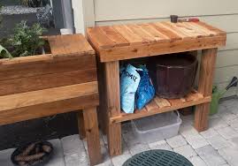 Quick And Easy Diy Cedar Potting Bench