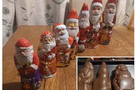 I Tried Chocolate Santas From Aldi