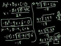 Quadratic Equation Part 2 Grade 9 To 10