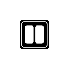 Electric Light Switch Flat Vector Icon
