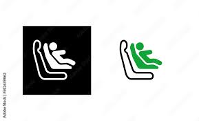 Car Child Isofix Seat Icon